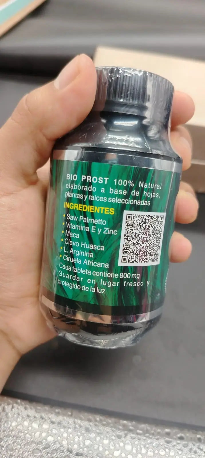 Bio Prost Premium – Suplemento Natural para el Bienestar Masculino (60 tabletas) - foto real