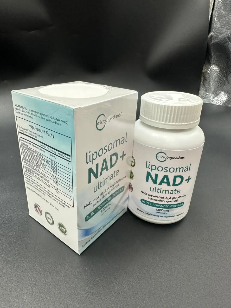 Liposomal NAD+ Ultimate - foto real del producto que recibirás