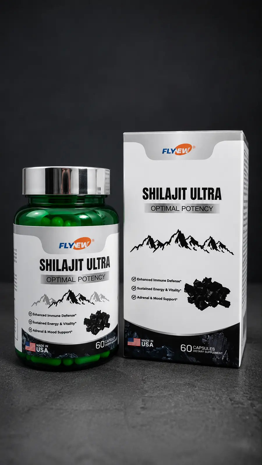 Shilajit Ultra - foto real del producto que recibirás